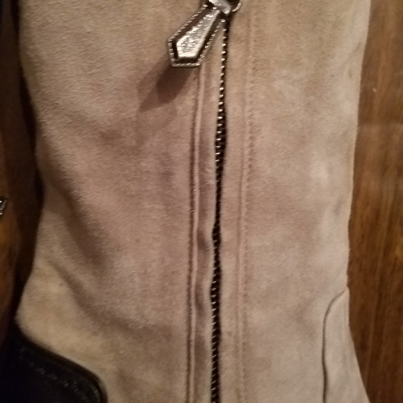 REED KRAKOFF SUEDE GRAY LEATHER BOOTS SIZE 41 - Picture 7 of 8